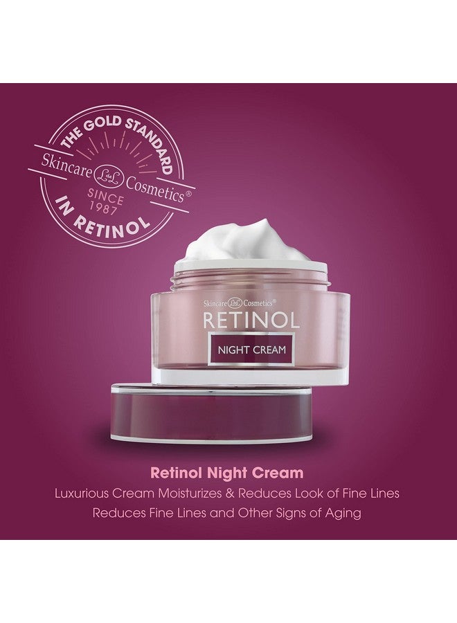 Retinol Night Cream - The Original Anti-Aging Retinol For Younger Looking Skin - Luxurious Restorative Moisturizer Works While You Sleep to Reduce Fine Lines And Other Signs of Aging - Image 3