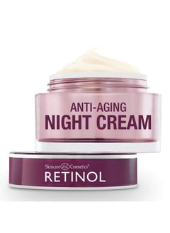 RETINOL Retinol Night Cream - The Original Anti-Aging Retinol For Younger Looking Skin - Luxurious Restorative Moisturizer Works While You Sleep to Reduce Fine Lines And Other Signs of Aging  - Image 1