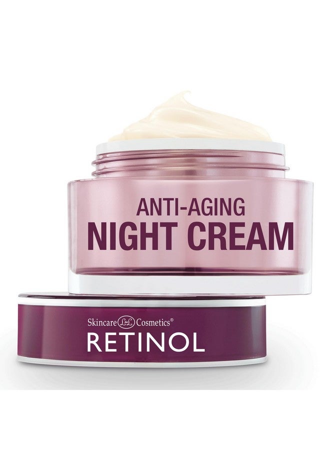Retinol Night Cream - The Original Anti-Aging Retinol For Younger Looking Skin - Luxurious Restorative Moisturizer Works While You Sleep to Reduce Fine Lines And Other Signs of Aging - Image 1