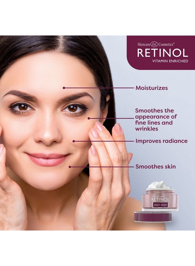 Retinol Night Cream - The Original Anti-Aging Retinol For Younger Looking Skin - Luxurious Restorative Moisturizer Works While You Sleep to Reduce Fine Lines And Other Signs of Aging - Image 4