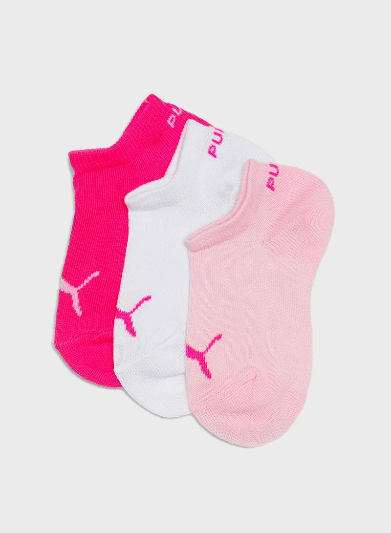PUMA Kids 3 Pack Ankle Socks