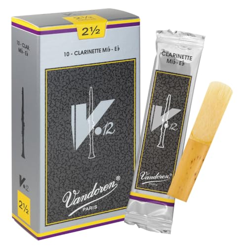 Vandoren CR6125 Eb Clarinet V.12 Reeds Strength 2.5; Box of 10 - Image 1