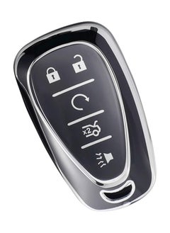 Key Fob Cover for Chevy Chevrolet 2017-2024 Trax Sonic Cruze Volt Equinox Traverse Blazer Trailblazer Malibu Spark