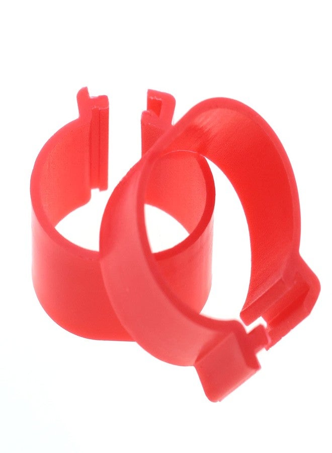 Mutai 16mm Chicken Identification Band 50PCS 16mm 5Color Plastic Poultry Chickens Ducks Leg Rings Clip-On Round Tags Poultry Identification Bands - Image 4