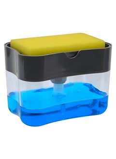 Oblivion Oblivion 2-in-1 Soap Dispenser for Dishwashing – Liquid Holder Pump with Instant Refill, Durable & Efficient Kitchen Washing Accessory, Easy One-Hand Use (Pack of 1) (Multicolor)  - Image 1