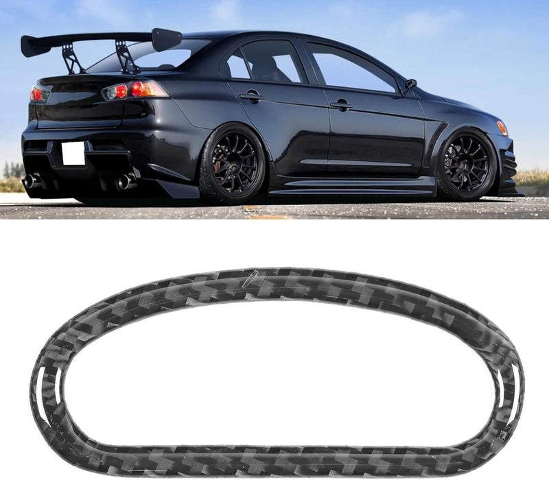klarako Skylight Handle Trim, Carbon Fiber Skylight Handle Trim Frame Inner Decoration Fit for Lancer GTS 2008?2016 - Image 2
