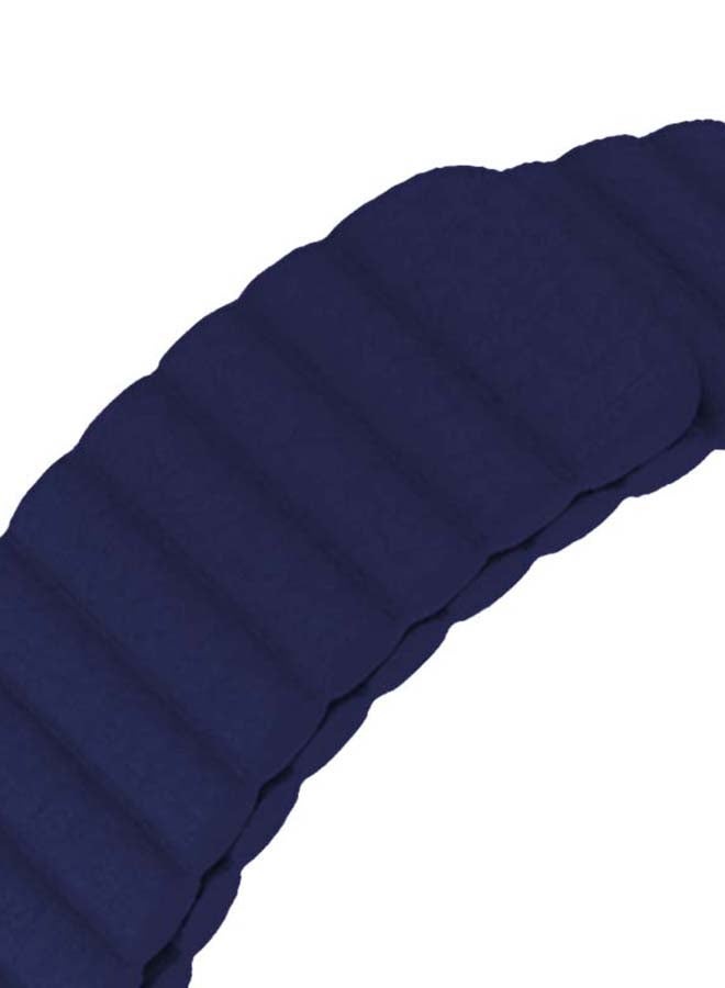 Magnetic Leather Band For Apple Watch 38/40/41mm Blue - Image 4