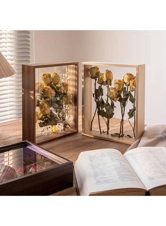 Black Wooden Frame 8 Inches With 3D Acrylic Stand For Home Office Decor - Image 5