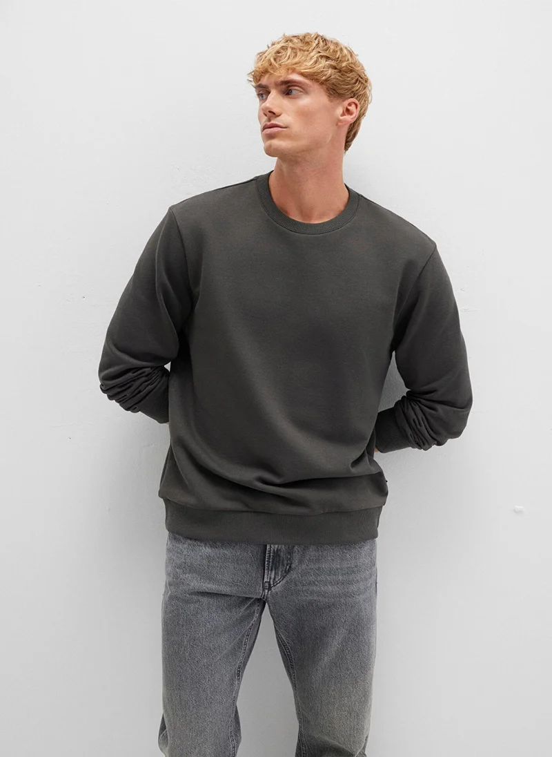 Mavi Crew Neck Green Sweatshirt