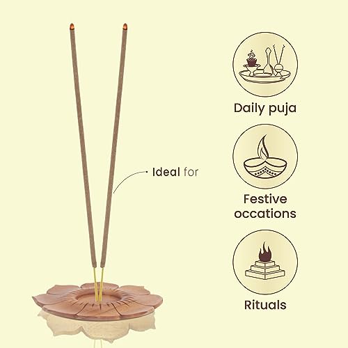 Cycle Pure Dasara Incense Sticks/Pack of 2 (60 Sticks Per Pack) / Sandal, Rose Natural Fragrance Agarbathi for Puja, Festivals, Gifting - Image 4