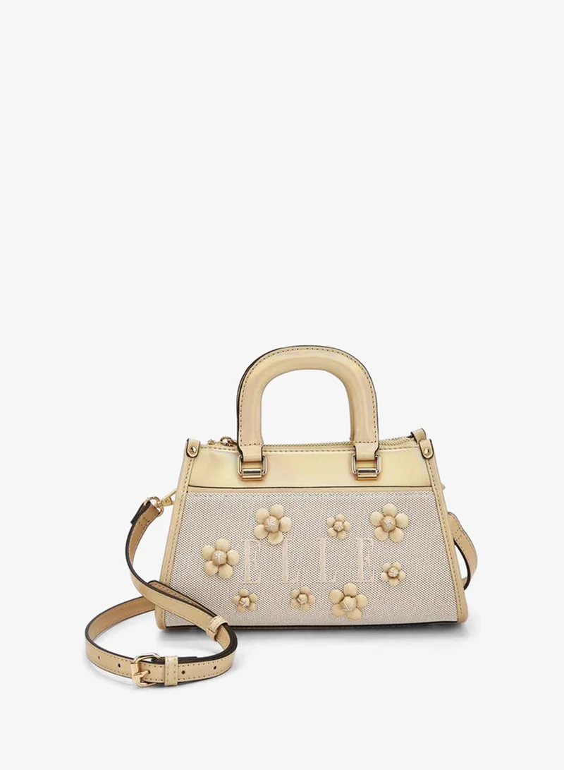 ايل Floral Embellished Tote Bag With Detachable Strap Ramadan Collections
