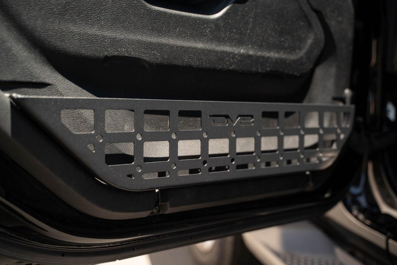DV8 Offroad Slim Front Door Molle Pockets for 2018-2025 Jeep Wrangler JL & 2020-2025 Gladiator JT | Replaces The Weak Factory Netting | Molle Panel Design | Slimmer Width for Improved Legroom | Sold as a Pair - Image 3