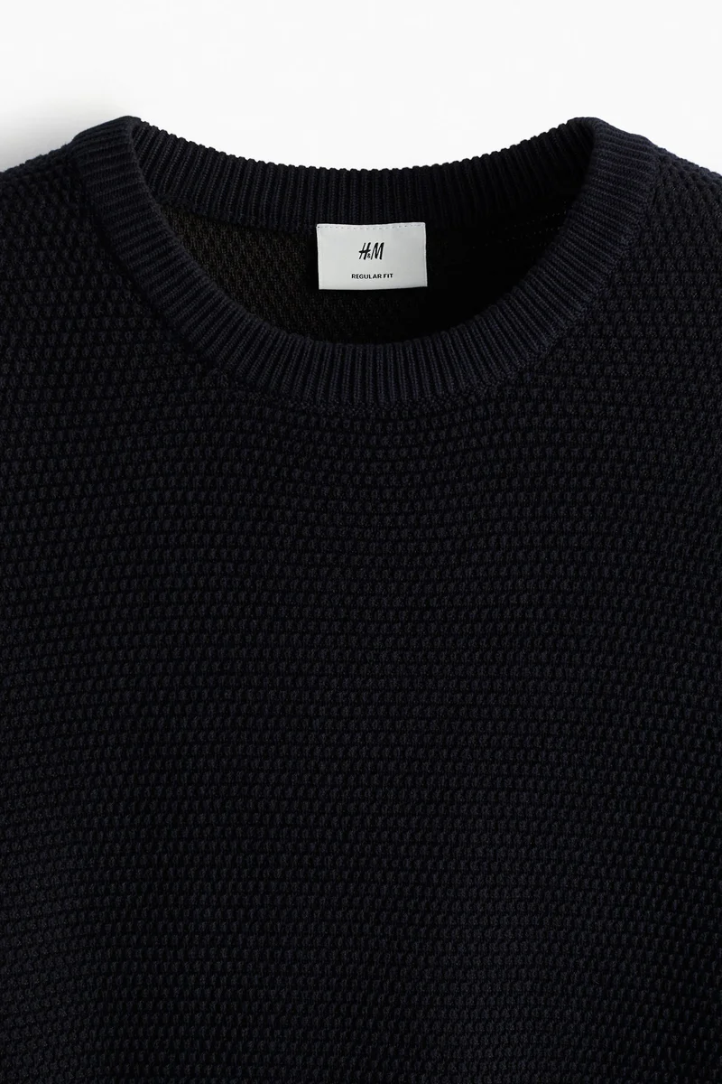 H&M Regular Fit Waffled jumper