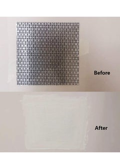 Excefore Fiberglass Wall Repair Patch Kit, 8 PCS Drywall Plaster Screen Patch for Covering Cracks Holes Blemishes on Vinyl Siding Fence, Aluminum Self Adhesive Patches for Drywall Plasterboard (White)  - Image 3
