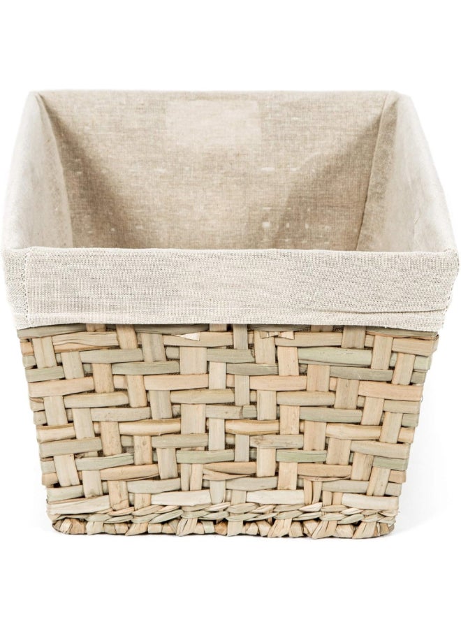 COMPACTOR Fiesta Seagrass Rectangular Storage Basket Beige Medium RAN6512 - Image 3
