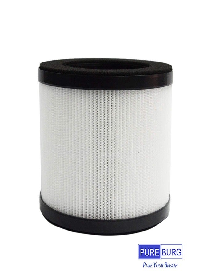 PUREBURG فلتر بديل من بيوربيرج متوافق مع جهاز تنقية الهواء أوكيسو إيرميك 4 إس، عبوة من قطعتين، فلتر H13 HEPA رباعي المراحل، فلتر كربون نشط لتنقية الهواء من الغبار والمركبات العضوية المتطايرة - Image 4