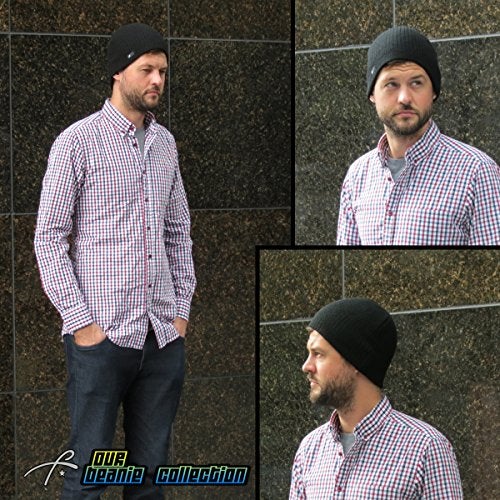 Grace Folly Daily Beanie Hat Skull Cap for Men or Women (Many Colors) Black - Image 4