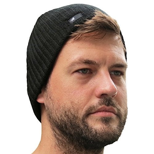 Grace Folly Daily Beanie Hat Skull Cap for Men or Women (Many Colors) Black - Image 1