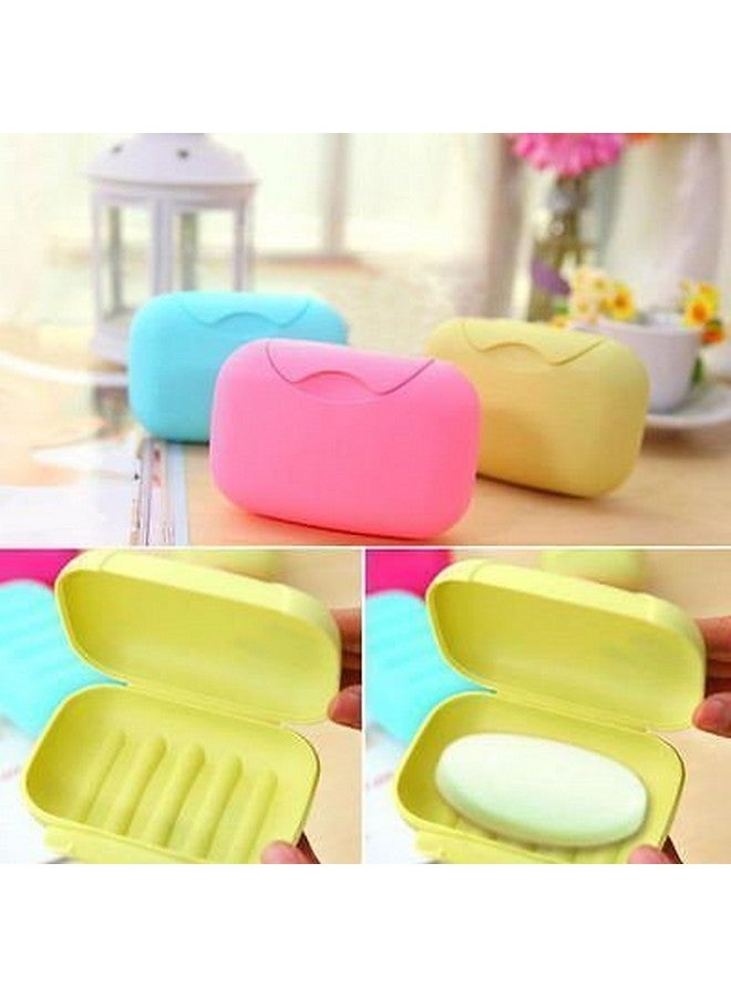 Inditradition Plastic Travel Soap Box | Soap Case Holder for Bathroom, Pack of 2 (Assorted Colour) - Image 2