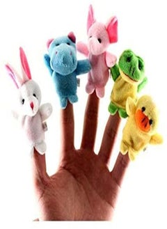 ORiTi 10pcs Soft Plush Animal Finger Velvet Animal Style for Toddlers Puppets  - Image 3