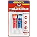 GNEOCO 2 Pack Thread Locker Blue and Red 6mlx2 Medium and Strong StrengthThreadlocker Metal Glue for Nuts Bolts Fasteners Prevent LooseningCorrosion Blue and Red 6ml2 - Image 2