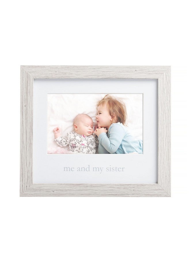 Kate & Milo Rustic Me & My Sister Frame, Sibling Keepsake, Ideal Little or Big Sister Gift, Gender Neutral Nursery Decor - Image 1