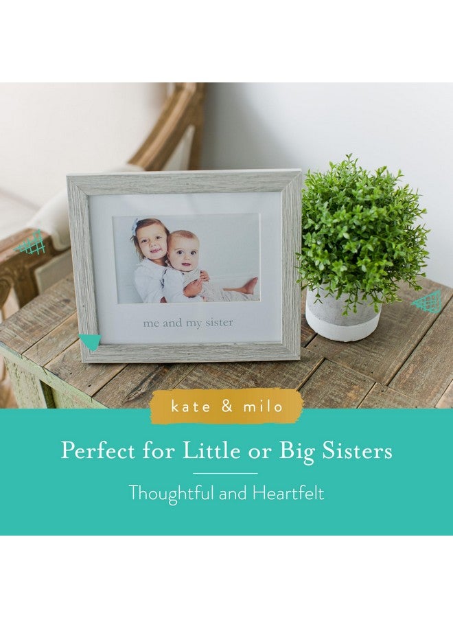 Kate & Milo Rustic Me & My Sister Frame, Sibling Keepsake, Ideal Little or Big Sister Gift, Gender Neutral Nursery Decor - Image 3