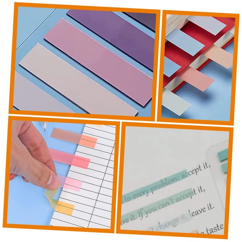 Writable Sticky Flags Repositionable Page Markers for School Office Random Colors - Image 4