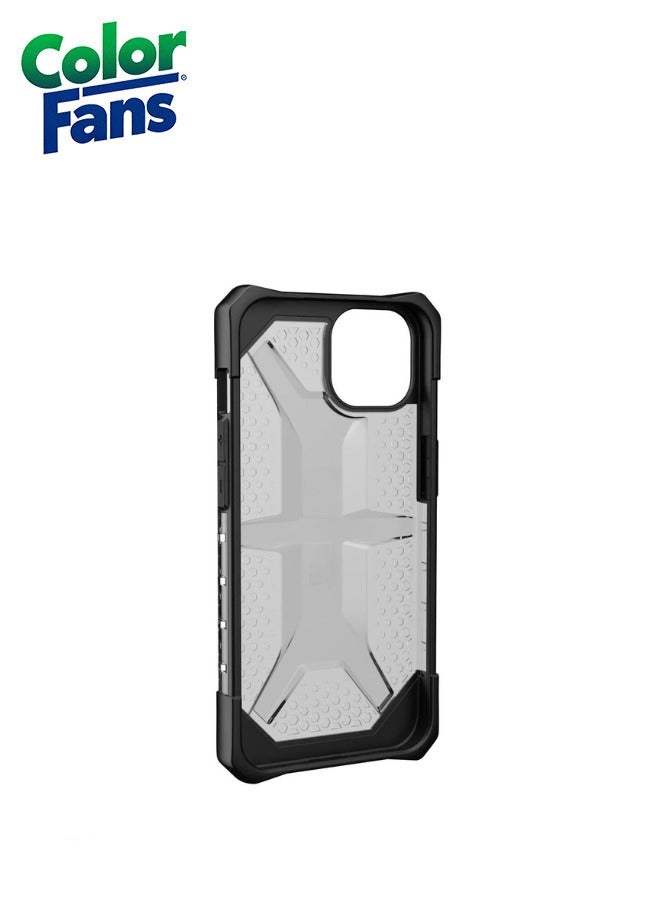 Color Fans Plasma iPhone 13 Case Translucent Lightweight Slim Shockproof Transparent Protective Cover Ash - Image 3