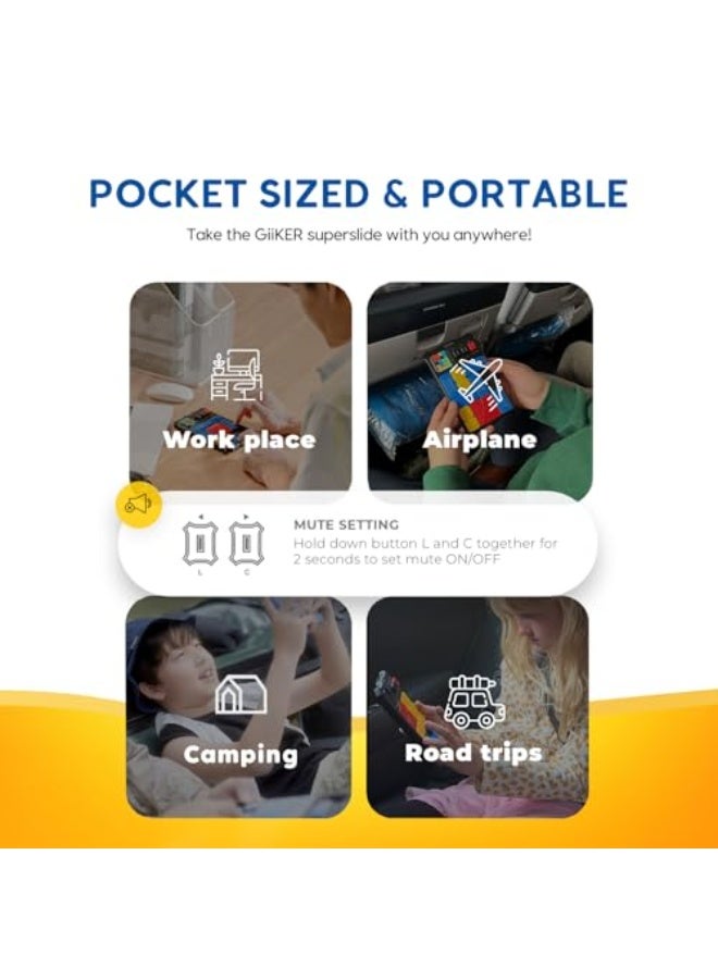 GiiKER Super Slide Puzzle Brain Teaser Games with 500+ Levels STEM Interactive Handheld Educational Kid Teens Toys,Travel Relax Brain Game,Suitable for Birthday Gifts for All Ages - Image 3