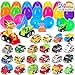 SUGFUT 24 PCS Prefilled Easter Eggs with Toys Pull Back Cars Easter Basket Stuffers for Toddler Gifts for Kids Easter Party Favors - Image 2