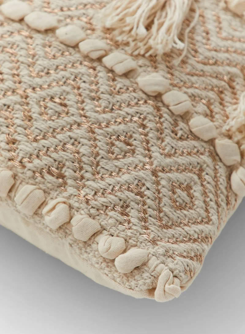 Noire Edit Tassel Cushion With Insert