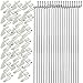 Ltvystore 20Pcs 304 Stainless Steel 12 x 450mm Z Push Rods Parts 20Pcs Nylon Control Horns 21x10 mm Compatible for RC Airplane Plane Boat Replacement - Image 3
