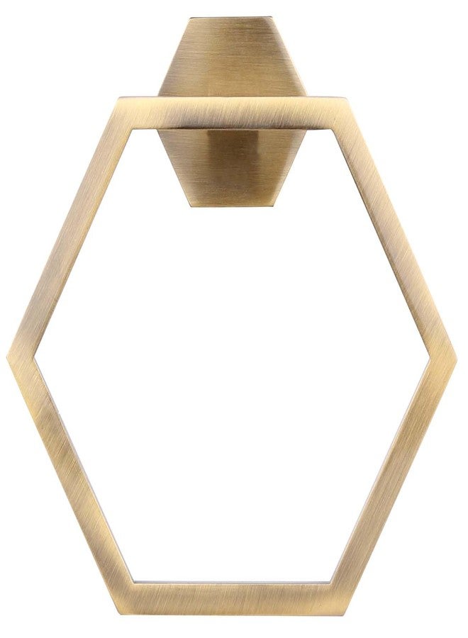 Canarm ATALEE Gold Towel Ring - 7.125" Luxurious Aluminum, Circular Wall-Mounted Towel Holder, Opulent Gold Finish for Elegant Bathrooms - Image 4