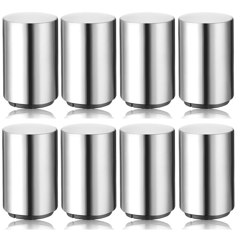 SmaringRobot Portable Push Down Magnetic Beer Bottle Openers (8 Packs), No Damage to Caps, Quick to Open, Automatic Stainless Steel Pop the Top Cap Opener for Home Bar Camping and Traveling, Bartender Opening Tool - Image 1