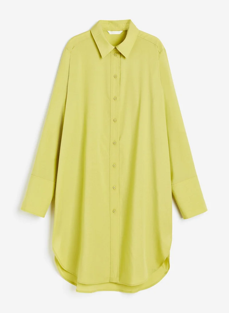 H&M Oversized Poplin Dress