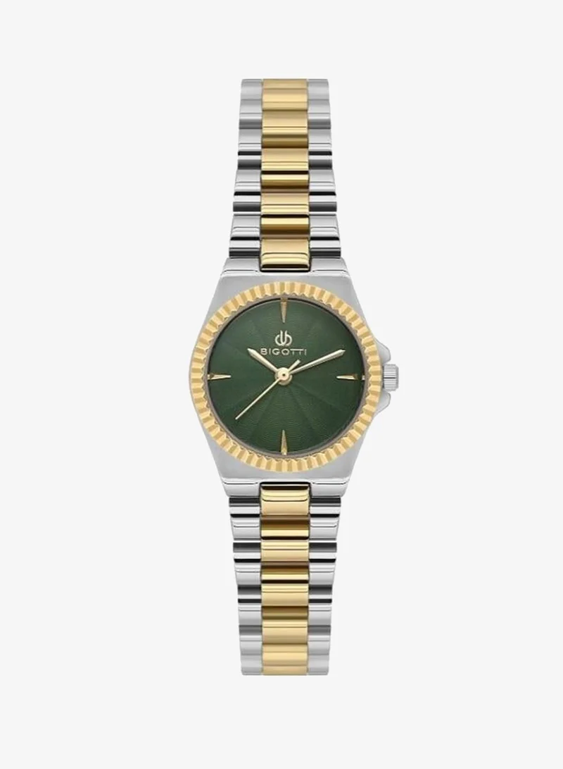 BIGOTTI Bigotti - Quotidiano Women Watch | Stainless SteelBrass Case | Analog | Round Dial | Mineral Glass | Japanese Quartz | Water Resistant 30 Meters