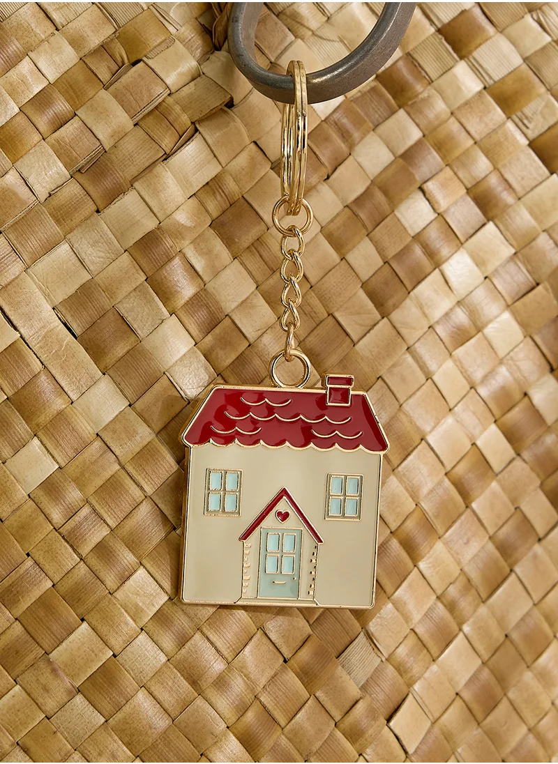 Sass & Belle House Enamel Keyring