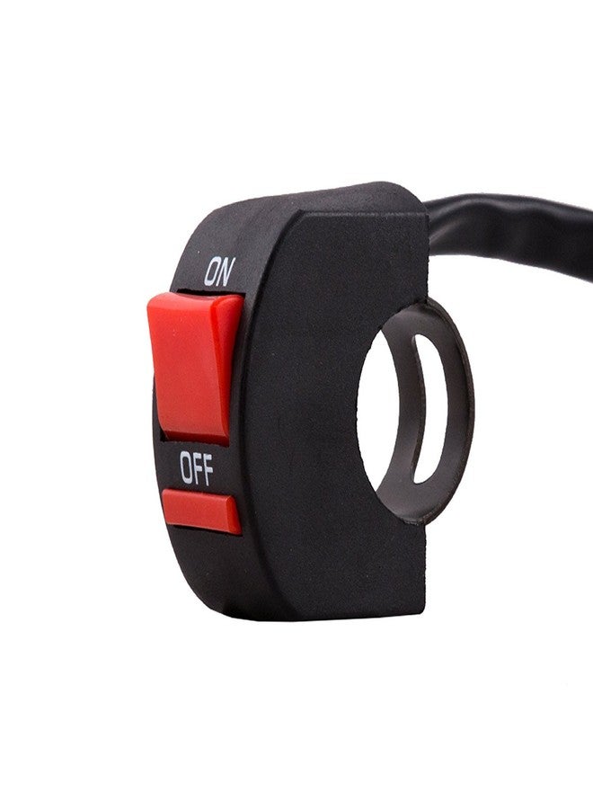 Ramanta Bike On-Off Switch Universal Handlebar Mounting Switch DC 12V Compatible with Motorbike Fog Lamp Headlight Electrical System Hazard Light All Purpose (On-Off Switch) - Image 3