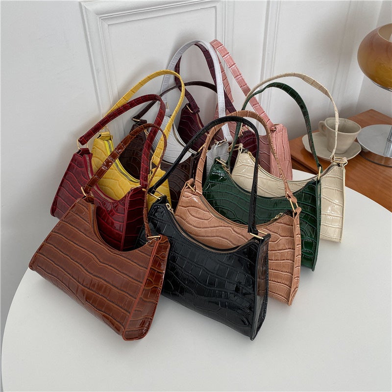 High-End Underarm Bag Niche Bagel Bag Women'S Fashionable Texture Popular Shoulder Bag - Image 2