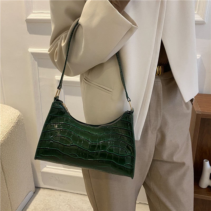 High-End Underarm Bag Niche Bagel Bag Women'S Fashionable Texture Popular Shoulder Bag - Image 4