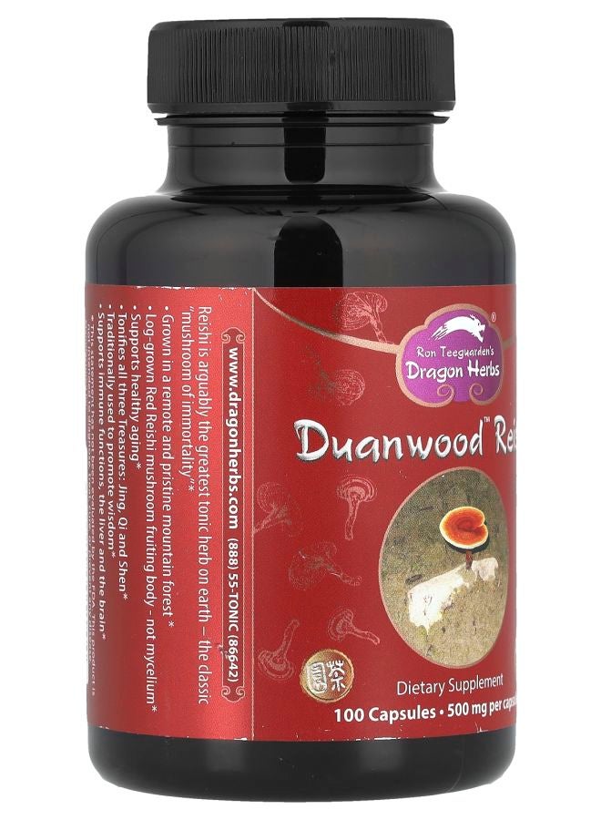 Dragon Herbs دووانوود™ ريشي 500 ملغ 100 كبسولة - Image 2