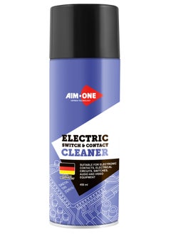 AIM-ONE Aim One Electric Switch & Contact Cleaner 450ml - Suitable For Electronic Contacts - Electrical Circuits - Switches - Audio And Video Equipment 