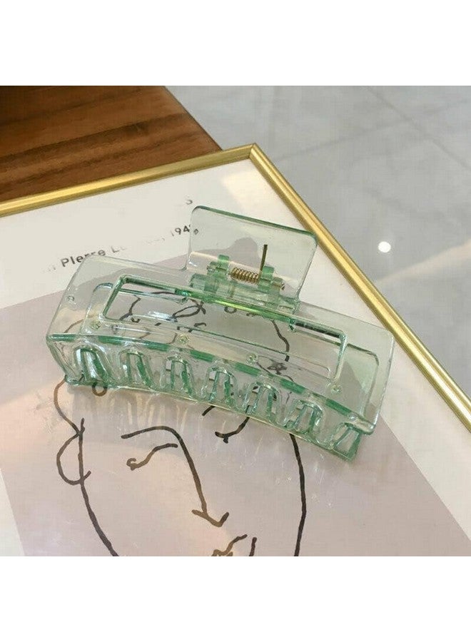 CHRONEX 4PCS Hair Claw Clips for Women Transparent Large Hair Clip Claw Hairpin Elegant Barrettes, Hair Clip, Tic Tac Clips, Hair Claw, Hair Extension, Synthentic Extension - Image 3