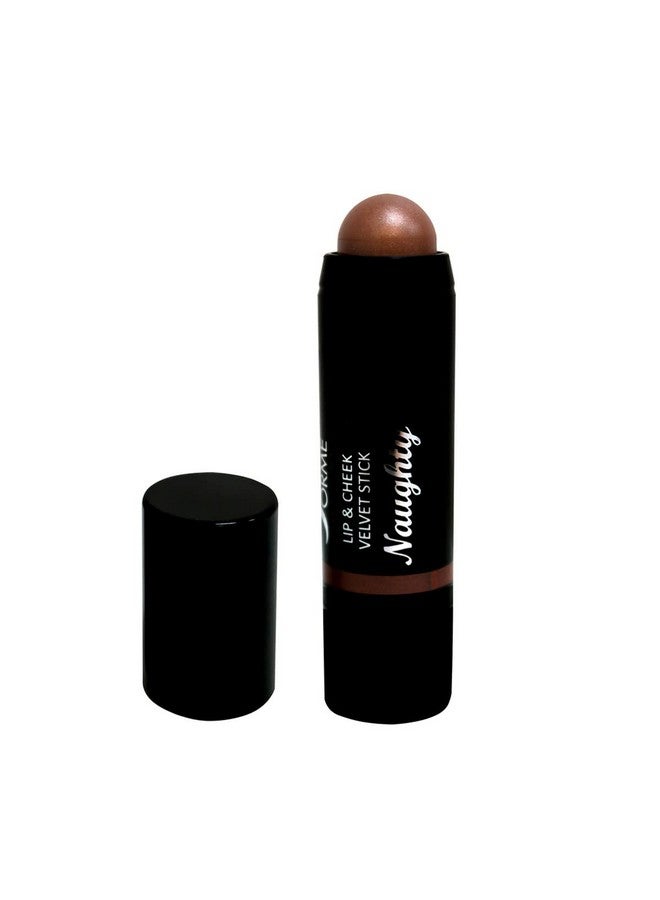 SORMÉ Sorme' Treatment Cosmetics Lip And Cheek Velvet Stick Easy Application Blendable Light Weight Formula  Naughty 0.200 Oz. - Image 1