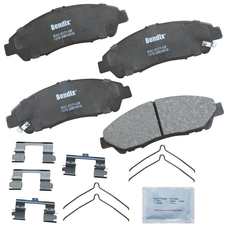 Bendix Priority1 CFC1378 Ceramic Front Brake Pads for Acura MDX 2013-2007, RLX 2014, RLX 2020-2016, ZDX 2013-2010, Honda Pilot 2015-2009 - Image 5