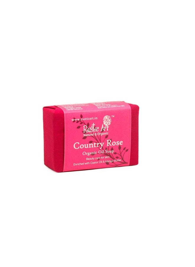 Rustic Art Organic Country Rose Soap | Coldprocessed | Oil Control | Deep Cleansing | For Women & Men | 100g (Pack of 2) - Image 5