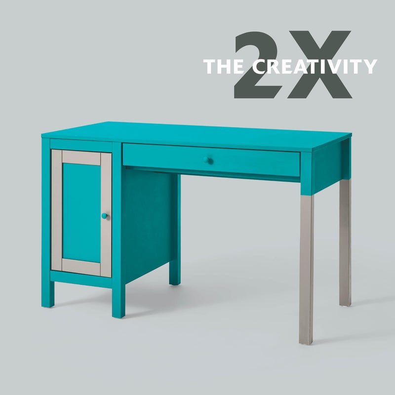 Rust-Oleum 315395 Painter's Touch 2X Ultra Cover Spray Paint, 12 oz, Satin Seaside - Image 3