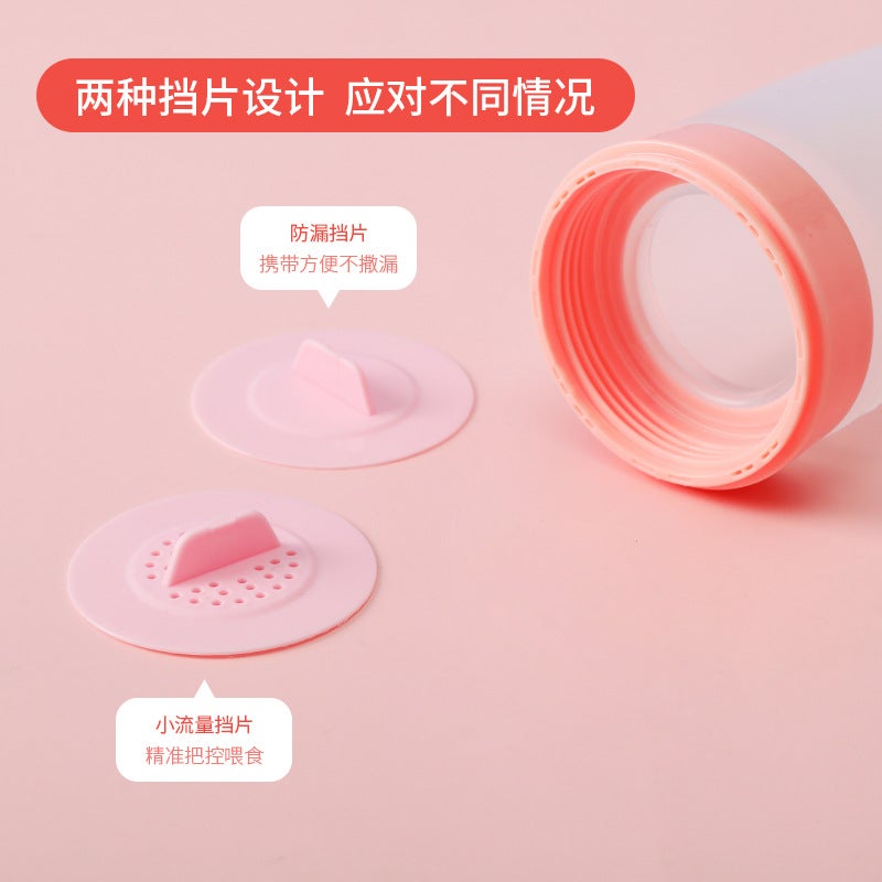 Baby Rice Cereal Bottle Infant Food Supplement Bottle Rice Cereal Spoon Newborn Silicone Octagonal Squeeze Spoon Rice Cereal Feeder - Image 4