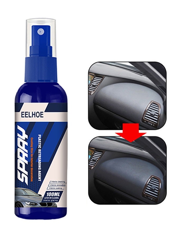 EELHOE Plastic Retreading Agent, Car Plastic Parts Refurbish Agent, Quick Car Plastic Restorer Cream, Plastic Revitalizing Coating Agent, Automotive Plastic Retreading Agent For Car Interior Cleaning - Image 1